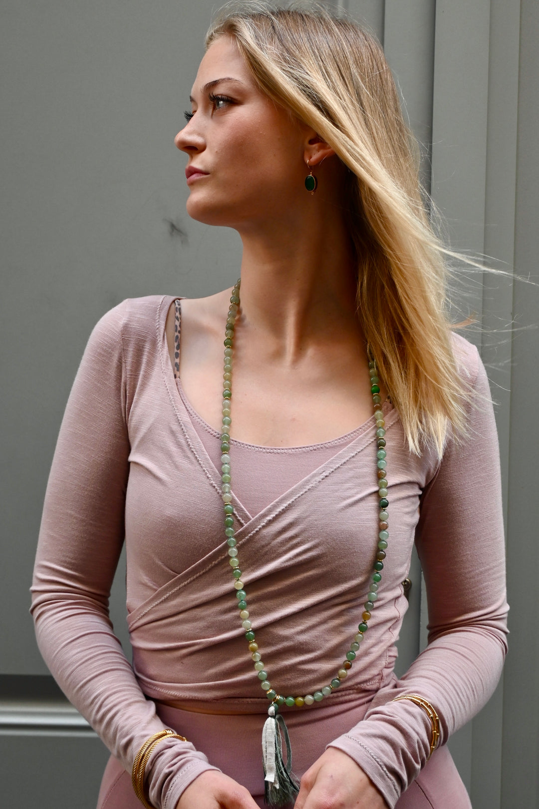 SAJE | Green Agate Mala