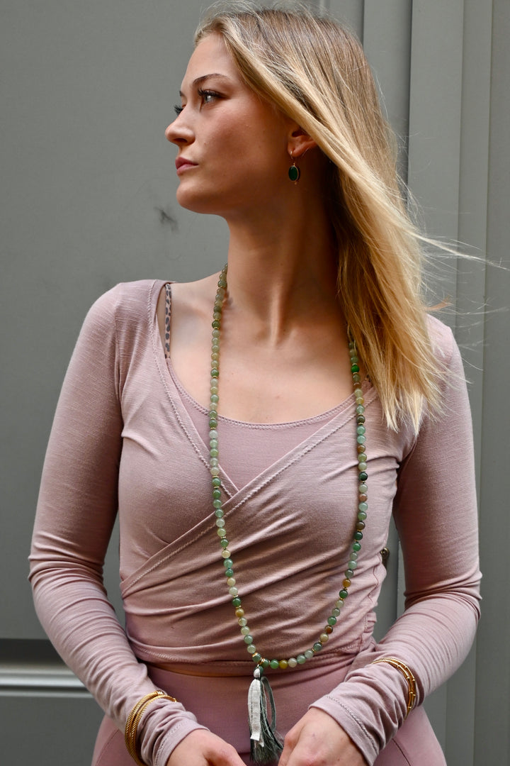 SAJE | Green Agate Mala